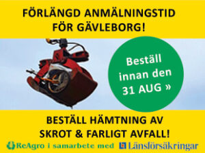 Skrotinsamling i Gävleborg - Anmäl innan 31 aug 2020